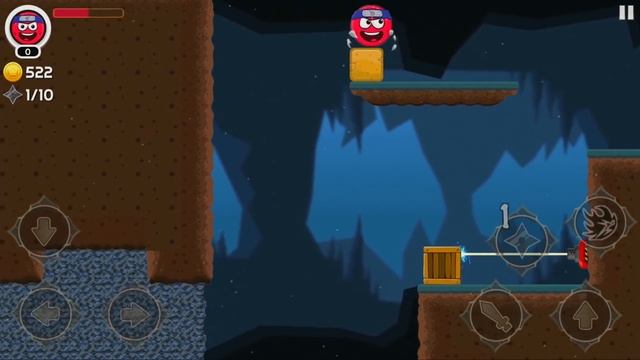 КРАСНЫЙ ШАРИК ниндзя спасает ЛЮБИМУЮ принцессу. ФИНАЛ С БОССОМ. Мультик ИГРА Red Ball Hero Ninja 4