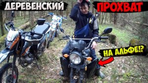ДЕРЕВЕНСКИЙ ПРОХВАТ ПО ЛЕСУ |АЛЬФА, ПИТБАЙК И ЭНДУРО|