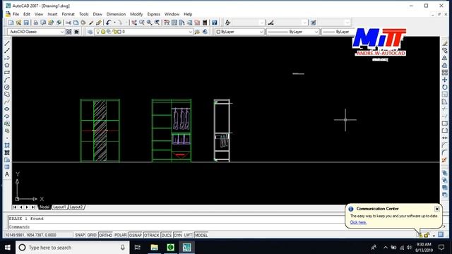 MITT CILEGON TUTORIAL AUTOCAD 23 DETAIL WARDROBE ANDRE.W смотреть онлайн