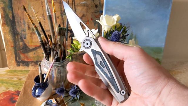 Cultrotech SIRIUS folding knife ARCTIC STORM Elmax blade Yanhook Russia смотреть онлайн