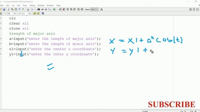 Ellipse tutorial in matlab without using function смотреть онлайн