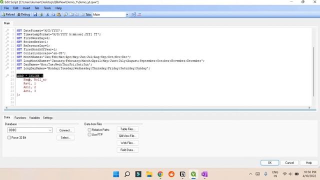 What is Inline loading in QlikView? || How to preview the data using 3 ways? || Part 8 смотреть онлайн