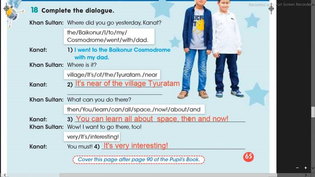 Ағылшын 3 сынып Smiles3 Activity book 3 ответы стр 62,63,64,65,66 смотреть онлайн