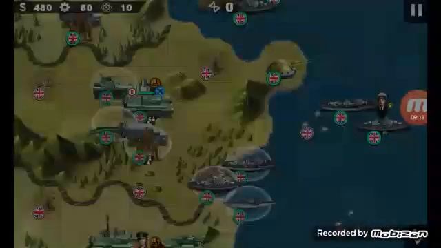 Проходим сценарий за союзников в игре World Conqueror 4