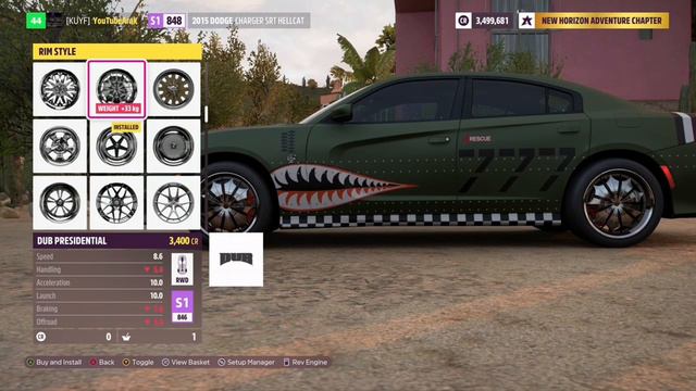 Drag Tuning a (Dodge Charger Hellcat SRT) Forza Horizon 5 4K |Drifty| смотреть онлайн
