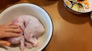 Кролик запеченный в духовке с овощами (целиком) | Рецепт приготовления кролика целиком