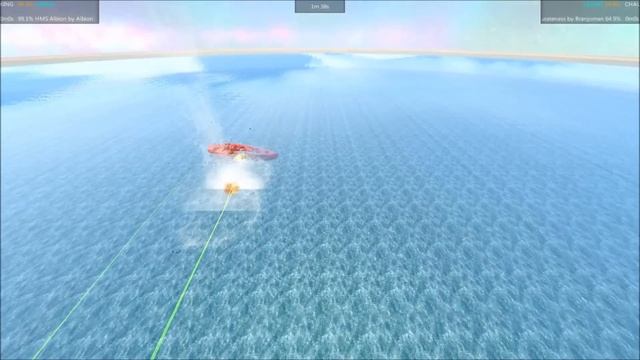 From The Depths Tournament Battleship Brawl S3E35 HMS Albion vs HMS Obdurateness смотреть онлайн