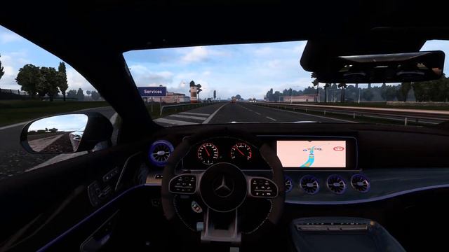 Mercedes Benz Gt63s AMG 1.45 / Euro Truck Simulator 2 смотреть онлайн