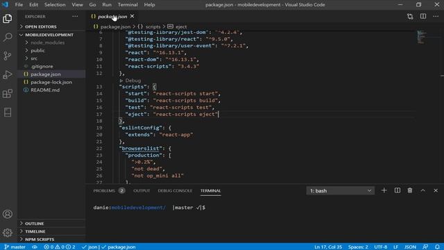 Mobile Development: Node.js: npm scripts смотреть онлайн