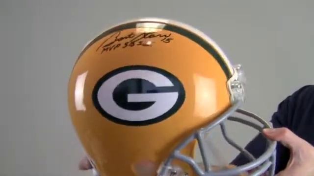 Bart Starr Signed Authentic Throwback Helmet w/ MVP SB I, II - JSA Witness смотреть онлайн