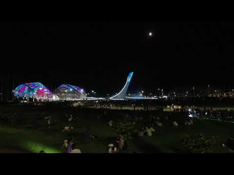 Поющий фонтан в Олимпийском парке Сочи смотреть онлайн