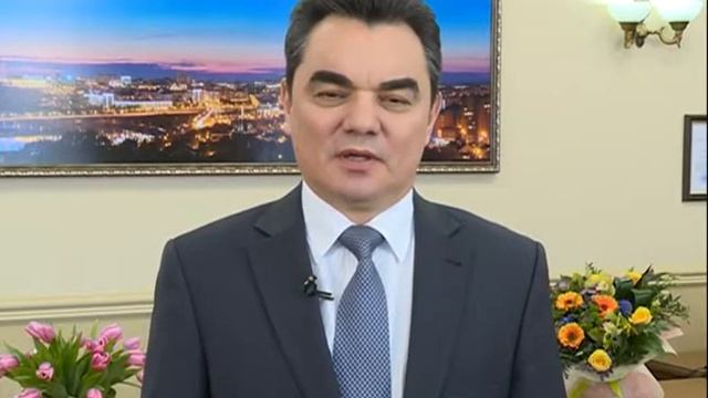 Поздравление с 8 марта главы Администрации Уфы И.Ялалова смотреть онлайн