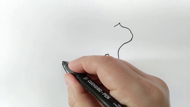 Рисуем КОШКУ одной линией смотреть онлайн