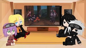 Реакция друзей Наруто/ на злого Наруто /;)|| 1/?||