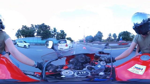 HONDA CBR400RR POV KL RIDE 360° Video 4K60FPS