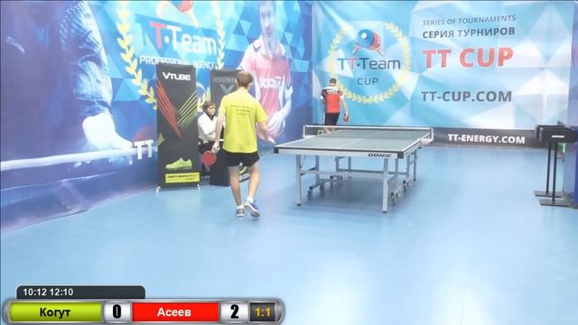 Когут Б. - Асеев Д. 24 ноября 2016. TT Cup смотреть онлайн