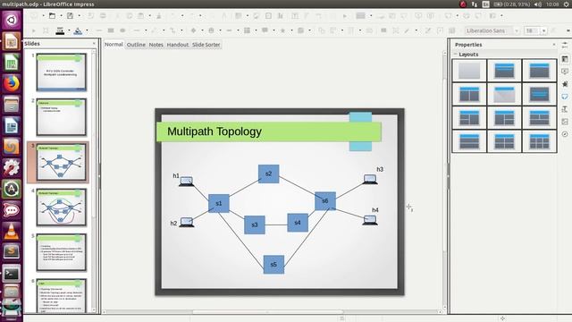 SDN Project - Multipath Load balancing in Software Defined Networking (Mininet, RYU SDN Controller) смотреть онлайн