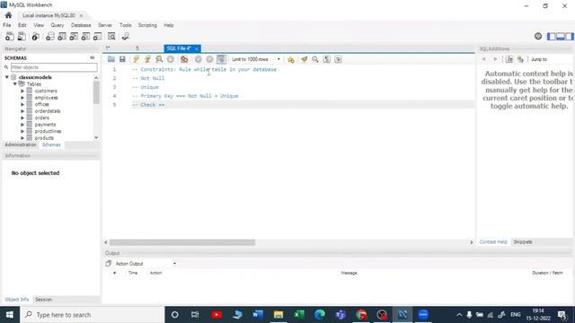 27. Constraints in MySQL | Introduction to MySQL | For Beginners | Start Career in Data смотреть онлайн