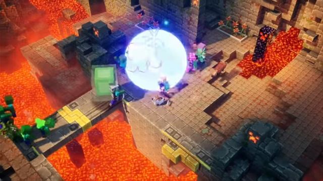 minecraft dungeons. смотреть онлайн