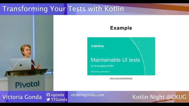 Transforming Your Tests with Kotlin - Victoria Gonda смотреть онлайн