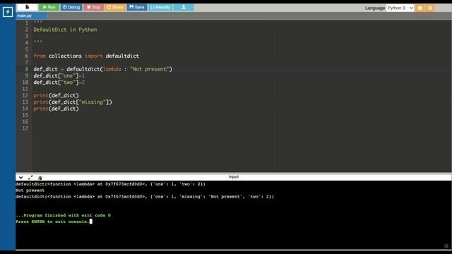 Want to overpower the limitations of dict ? See about DefaultDict in Python смотреть онлайн