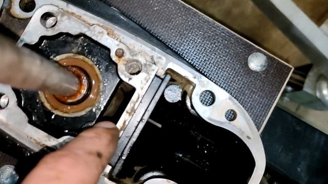 Китайский мотор Gladiator 9 9 Замена крыльчатки помпы