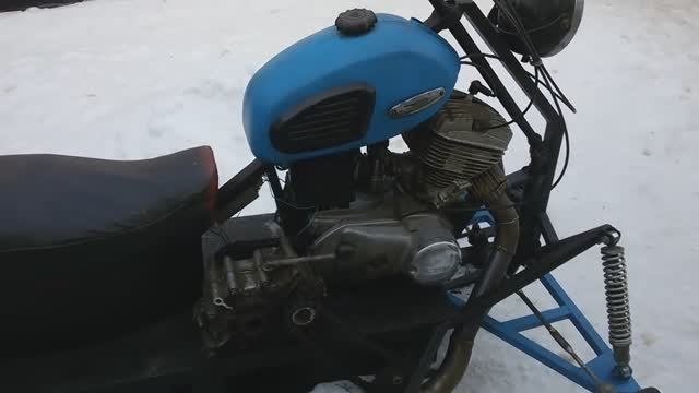 Снегоход своими руками 17(Устраняю недочёты) смотреть онлайн