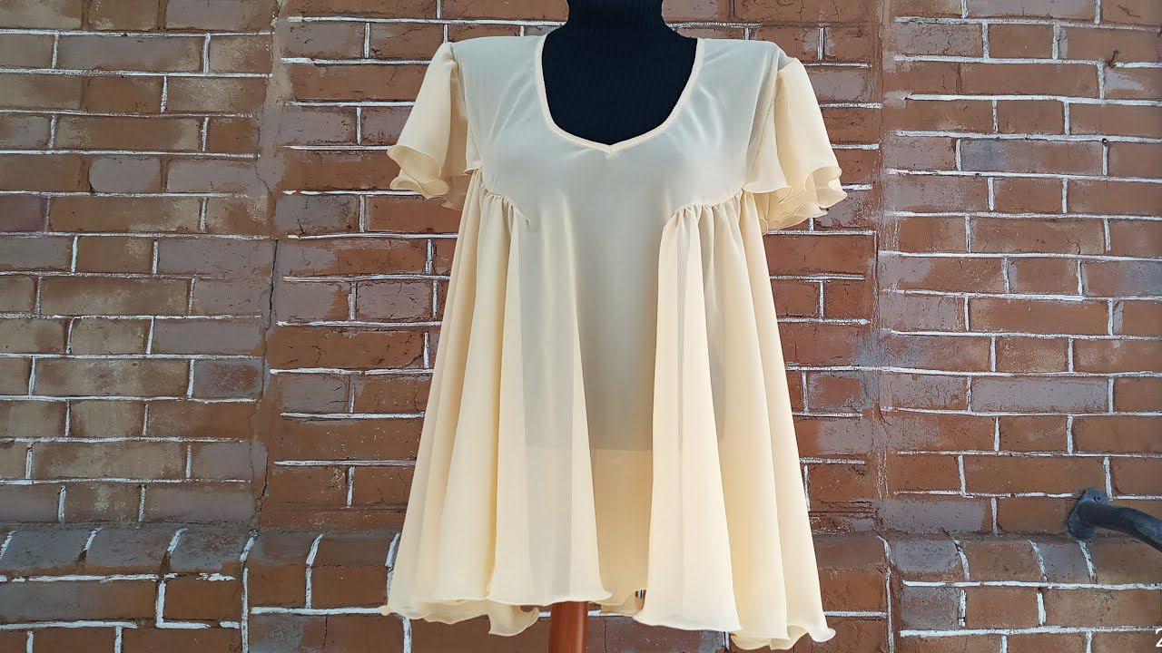 Как быстро сшить блузку из круга смотреть онлайн