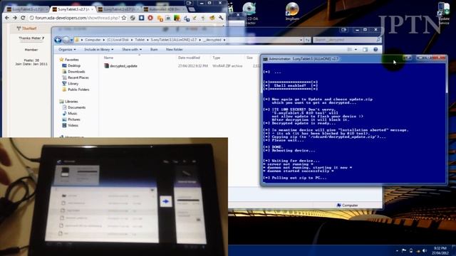 Installing (the pre-rooted) Ice Cream Sandwich (ICS) firmware on a Rooted Sony Tablet S смотреть онлайн