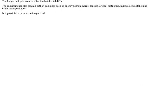 Code Review: Reduced Docker Image size for Docker file смотреть онлайн