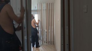 Как это сделать?Реечная перегородка.Подробная инструкция