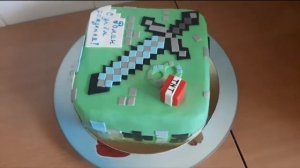 Торт Майнкрафт