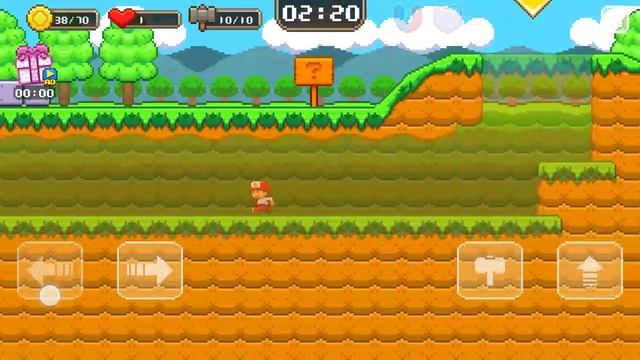 Pixel Style Platform game Super Jim Jump?? смотреть онлайн