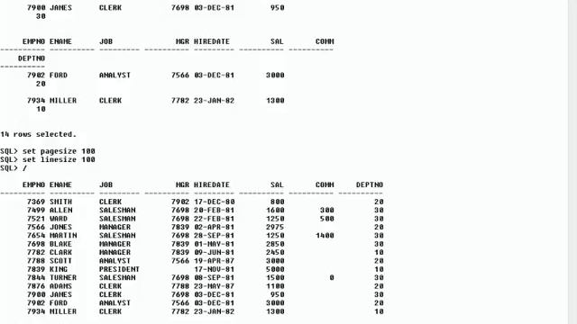Oracle 10g Searching Records смотреть онлайн