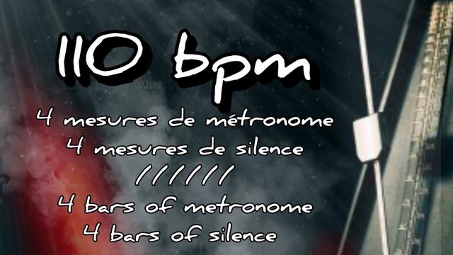 110 bpm metronome with silence 4/4 смотреть онлайн
