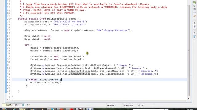 JAVA JODA TIME EXAMPLE DEMO смотреть онлайн