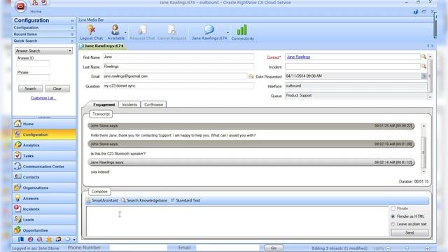 Oracle Service Cloud Live Chat Overview смотреть онлайн