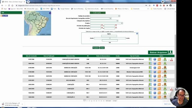 Obtendo cartas topográficas e produtos cartográficos no banco de dados geográficos do exército BDGE смотреть онлайн
