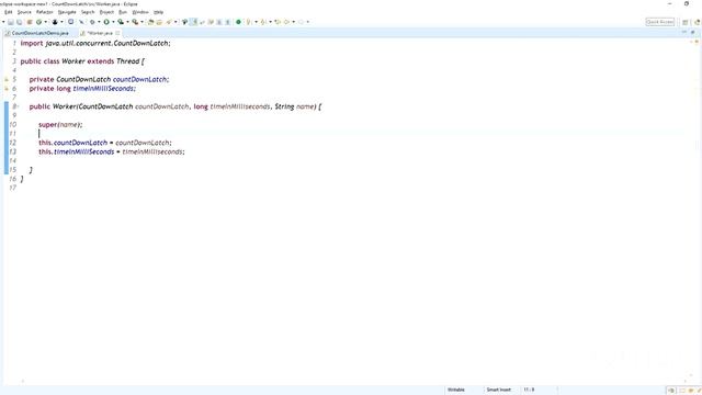 CountDownLatch in Java смотреть онлайн
