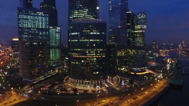 Москва-Сити, съёмка с дрона.mp4