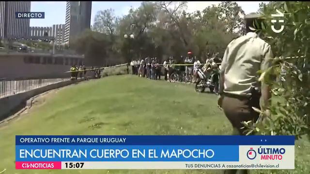 Carabineros rescata cadáver de un hombre encontrado en la ribera del río Mapocho смотреть онлайн