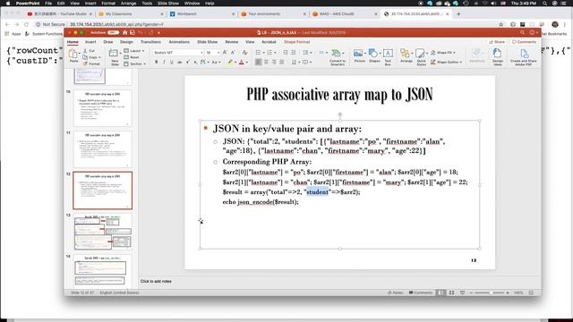ITP4513 Lab09 JSON and Ajax смотреть онлайн
