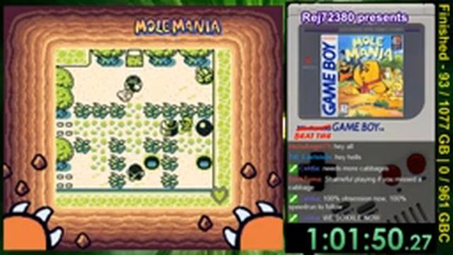 Beat the Game Boy -- Game #96: Mole Mania (1/5) смотреть онлайн