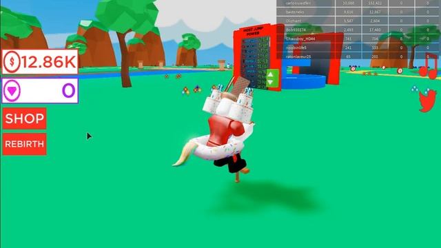 Playing Pogo Simulator in Roblox 10,000 JUMP POWER! смотреть онлайн