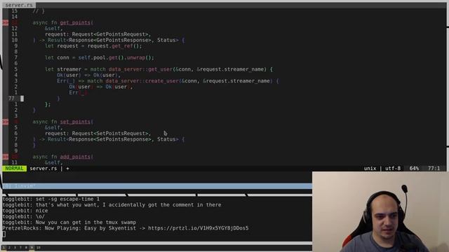 [RUST][NVIM] PolyBot - Getting and setting points with the data service. | !commands смотреть онлайн