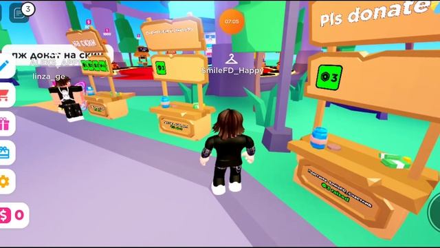 Показал как сделать пасс+МНЕ ЗАДОНАТИЛИ 3 РОБУКСА!!! Играю в Плиз донат с (другом по звонку) Roblox смотреть онлайн
