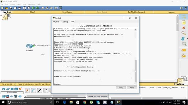 Redistribution of EIGRP into OSPF --- OSPF into EIGRP смотреть онлайн