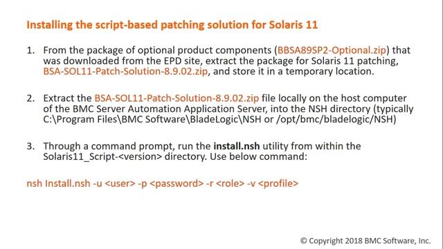 BSA: Solaris 11 Patching - Installing Script Based Solution (Part-1) смотреть онлайн