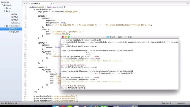 Grunt Tutorial - #6 - Concatenating Files смотреть онлайн