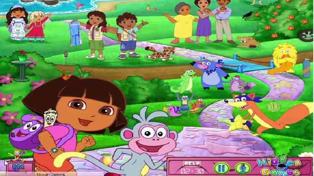 ♛Dora Hidden Objects - Dora Games Walkthroughs смотреть онлайн
